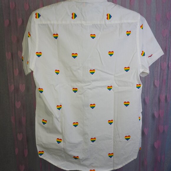 Denim & Flower Ricky Singh Button Heart Shirt - Picture 12 of 13